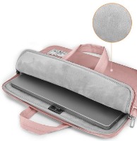 Сумка для ноутбука WiWU 14 Vivi Laptop Handbag Pink фото №3 — интернет-магазин Desire.md