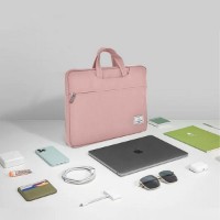 Сумка для ноутбука WiWU 14 Vivi Laptop Handbag Pink фото №4 — интернет-магазин Desire.md