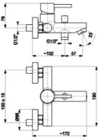 Baterie pentru cadă Armatura Neda (105895) imaginea #2 — magazin online Desire.md