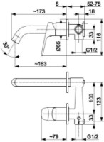Смеситель для умывальника Armatura Otava (117404) фото №2 — интернет-магазин Desire.md