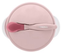 Bol cu ventuză și lingură cu senzor de temperatură Kikka Boo Pink (31302040076) imaginea #2 — magazin online Desire.md