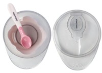 Bol cu ventuză și lingură Kikka Boo Pink 250ml (31302040096) imaginea #3 — magazin online Desire.md