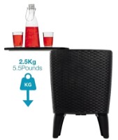 Садовый стол Hola Capri 0434024 Wengue фото №4 — интернет-магазин Desire.md