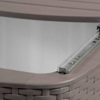 Садовый стол Hola Capri 0434025 Cappuccino фото №3 — интернет-магазин Desire.md