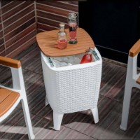 Садовый стол Hola Capri 0434026 Alb/Caramell фото №4 — интернет-магазин Desire.md