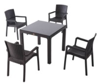 Masă Hola Rattan 0434209 Antracit imaginea #2 — magazin online Desire.md