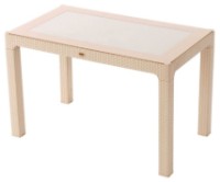 Masă Magnusplus Rattan 80x140 Capucino with Glass imaginea #1 — magazin online Desire.md