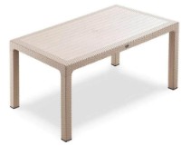 Masă Magnusplus Rattan 90x150 Capucino