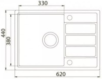 Кухонная мойка Aquasanita Helika Eco-2 Blue Grey фото №2 — интернет-магазин Desire.md
