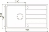 Кухонная мойка Aquasanita Helika Eco-3 Blue Grey фото №2 — интернет-магазин Desire.md