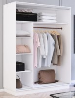 Dulap cu uşi glisante Mobildor-Lux Fox Mirror 150x230 White (fox5566) imaginea #2 — magazin online Desire.md