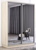 Dulap cu uşi glisante Mobildor-Lux Fox Mirror 150x230 Oak Sonoma (fox5571)