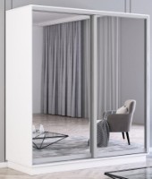 Dulap cu uşi glisante Mobildor-Lux Fox Mirror 230x200 White (fox6205)