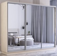 Шкаф-купе Mobildor-Lux Fox Mirror 240x200 Oak Sonoma (fox6898)