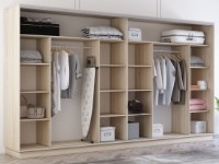 Dulap cu uşi glisante Mobildor-Lux Fox Mirror 370x230 Oak Sonoma (fox7093) imaginea #2 — magazin online Desire.md