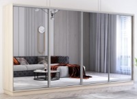 Dulap cu uşi glisante Mobildor-Lux Fox Mirror 390x210 Oak Sonoma (fox7027)