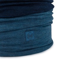 Headwear multifuncțional Buff Merino Move Solid Denim imaginea #5 — magazin online Desire.md