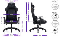 Геймерское кресло SENSE7 Spellcaster Senshi Edition XL Black