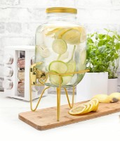 Банка для напитков на подставке Tadar Don Griffo Gold 4L фото №5 — интернет-магазин Desire.md