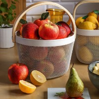 Bol pentru fructe Tadar Basket White