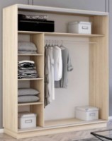 Dulap cu uşi glisante Mobildor-Lux Fox 180x240 Oak Sonoma (fox6166) imaginea #2 — magazin online Desire.md