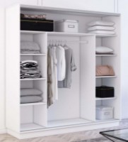 Dulap cu uşi glisante Mobildor-Lux Fox 230x200 White (fox6685) imaginea #2 — magazin online Desire.md