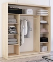 Dulap cu uşi glisante Mobildor-Lux Fox 230x210 Oak Sonoma (fox6691) imaginea #2 — magazin online Desire.md