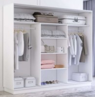 Dulap cu uşi glisante Mobildor-Lux Fox 240x210 White (fox6798) imaginea #2 — magazin online Desire.md