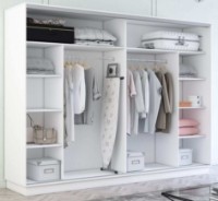 Dulap cu uşi glisante Mobildor-Lux Fox 310x240 White (fox7811) imaginea #2 — magazin online Desire.md