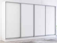 Dulap cu uşi glisante Mobildor-Lux Fox 390x200 White (fox7755)