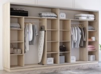 Dulap cu uşi glisante Mobildor-Lux Fox 370x230 Oak Sonoma (fox7699) imaginea #2 — magazin online Desire.md