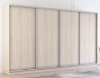 Dulap cu uşi glisante Mobildor-Lux Fox 390x200 Oak Sonoma (fox7760)