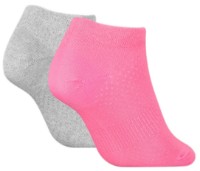 Женские носки Puma Women Mesh Sneaker 2P Pink/Grey Melange Combo, s.35-38