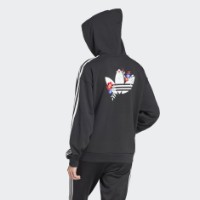 Женская толстовка Adidas Floral Hoodie Black, s.XS фото №3 — интернет-магазин Desire.md