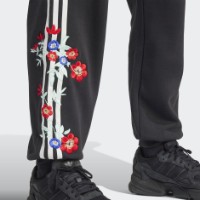 Pantaloni spotivi de dame Adidas Floral Joggers Black, s.XS