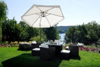 Umbrelă de gradină FunFit 300cm Creamy (3051) imaginea #3 — magazin online Desire.md