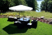 Umbrelă de gradină FunFit 300cm Creamy (3051) imaginea #4 — magazin online Desire.md