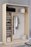 Dulap cu uşi glisante Mobildor-Lux Fox Mirror Elements 150x210 Oak Sonoma (fox5585) imaginea #2 — magazin online Desire.md