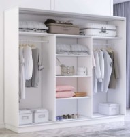 Dulap cu uşi glisante Mobildor-Lux Fox Mirror Elements 250x230 White (fox6128) imaginea #2 — magazin online Desire.md