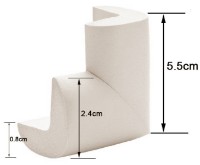Protectie de colt Cangaroo EDGY Beige 4pcs imaginea #3 — magazin online Desire.md