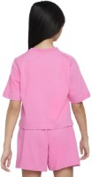 Детская футболка Nike G Nsw Ss Top Jsy Lbr Playful Pink/Active Fuchsia, s.XS фото №2 — интернет-магазин Desire.md