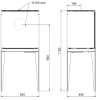 Șemineu Invicta Mini  Reva (P613104) imaginea #3 — magazin online Desire.md