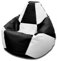 Fotoliu puf BeanBag Chess Oxford 600D XXL Черный/Белый imaginea #1 — magazin online Desire.md
