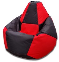 Fotoliu puf BeanBag Chess Oxford 600D L Черный/Красный imaginea #1 — magazin online Desire.md