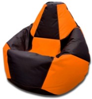 Fotoliu puf BeanBag Chess Oxford 600D XXL Черный/Оранжевый imaginea #1 — magazin online Desire.md