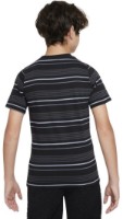 Tricou pentru copii Nike K Nsw Tee Club Stripe Black, s.M