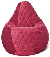 Fotoliu puf BeanBag Maserrati Romb L Бордовый imaginea #3 — magazin online Desire.md