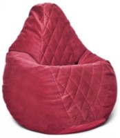 Fotoliu puf BeanBag Maserrati Romb XL Бордовый
