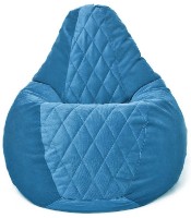 Кресло-мешок BeanBag Maserrati Romb XL Голубой фото №2 — интернет-магазин Desire.md