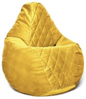 Fotoliu puf BeanBag Maserrati Romb XXL Желтый